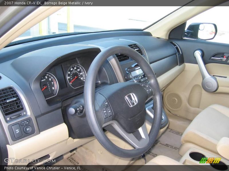 Borrego Beige Metallic / Ivory 2007 Honda CR-V EX