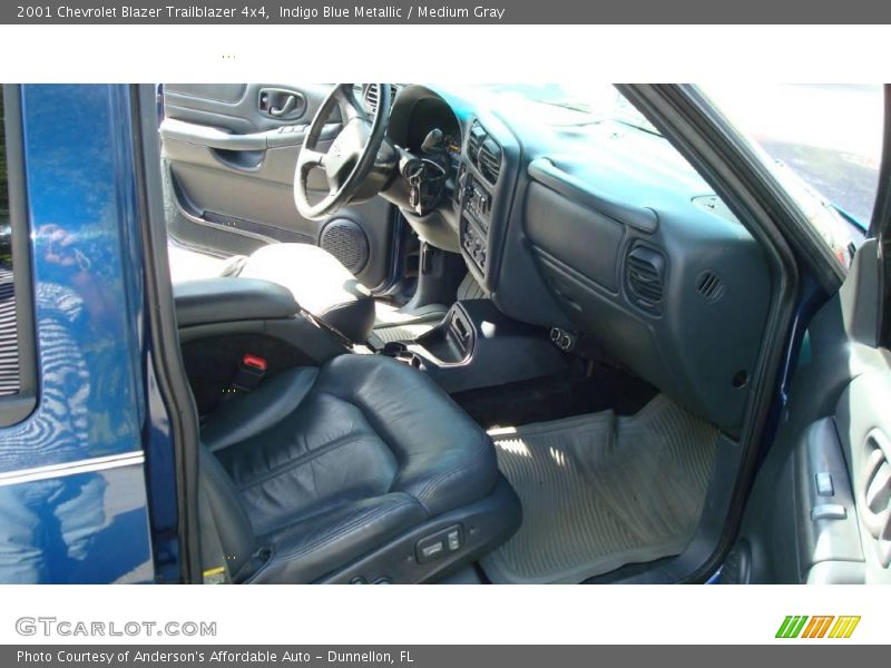 Indigo Blue Metallic / Medium Gray 2001 Chevrolet Blazer Trailblazer 4x4