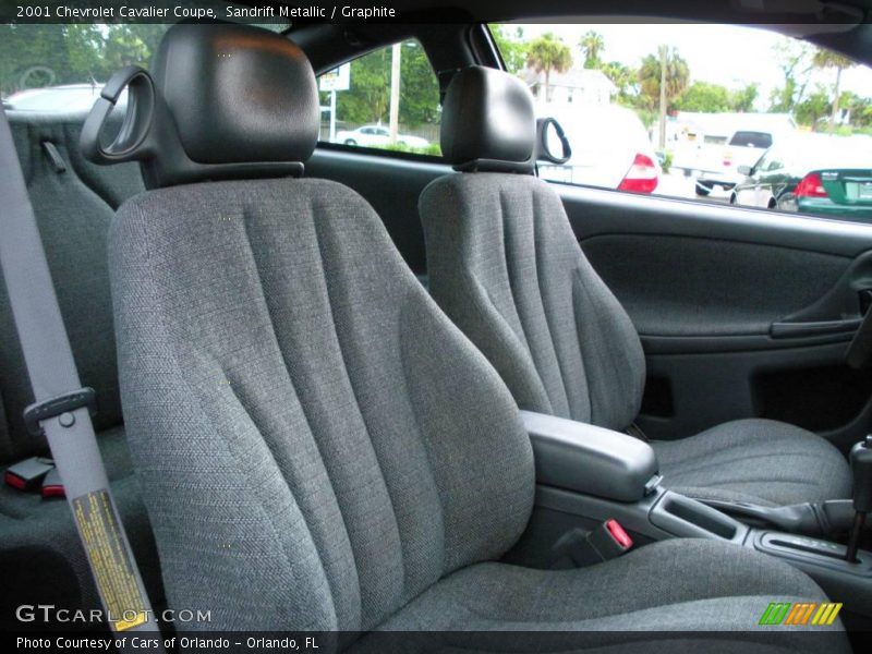 Sandrift Metallic / Graphite 2001 Chevrolet Cavalier Coupe
