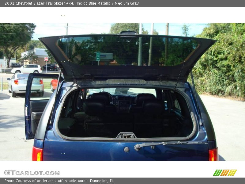 Indigo Blue Metallic / Medium Gray 2001 Chevrolet Blazer Trailblazer 4x4
