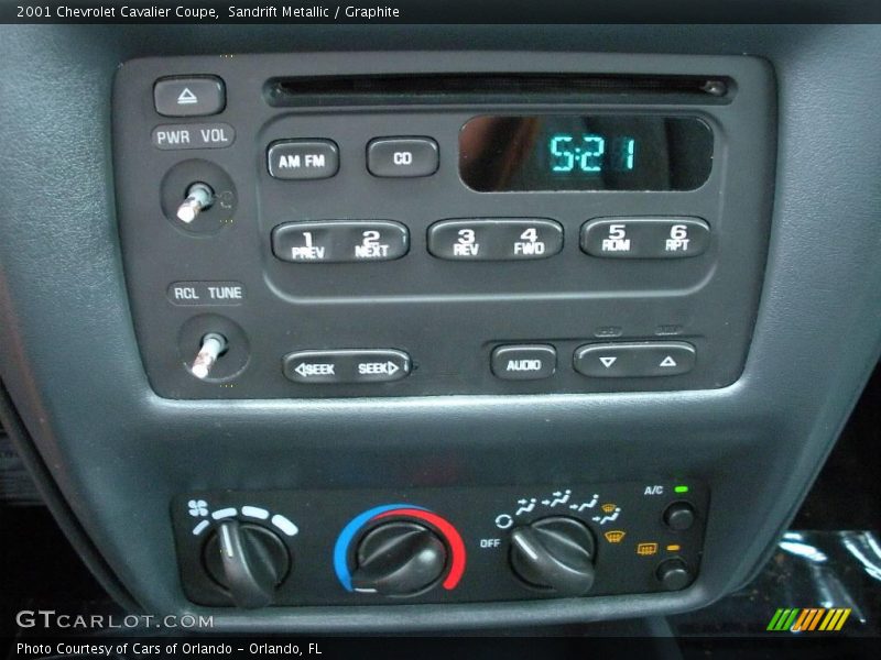 Sandrift Metallic / Graphite 2001 Chevrolet Cavalier Coupe