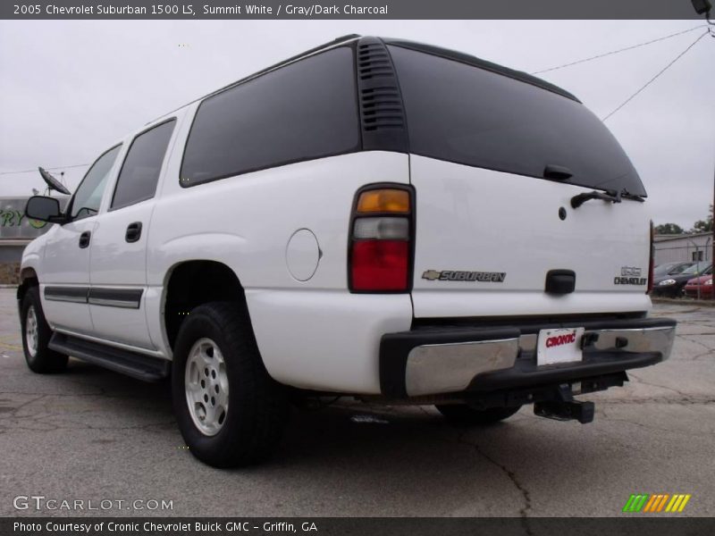 Summit White / Gray/Dark Charcoal 2005 Chevrolet Suburban 1500 LS