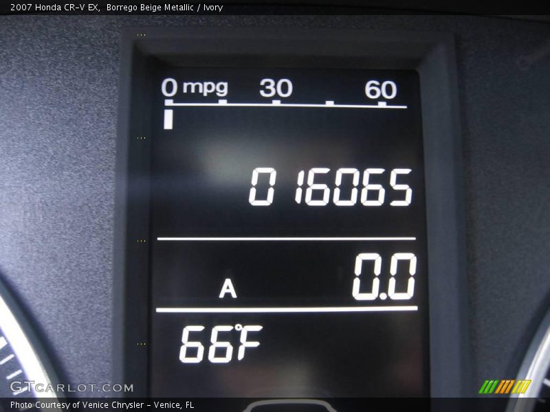 Borrego Beige Metallic / Ivory 2007 Honda CR-V EX