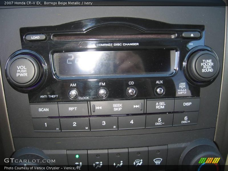 Borrego Beige Metallic / Ivory 2007 Honda CR-V EX