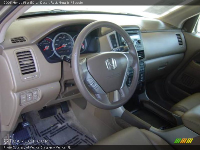 Desert Rock Metallic / Saddle 2006 Honda Pilot EX-L