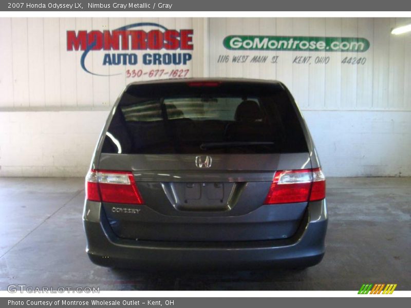 Nimbus Gray Metallic / Gray 2007 Honda Odyssey LX