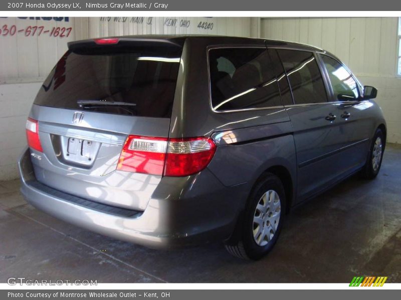 Nimbus Gray Metallic / Gray 2007 Honda Odyssey LX