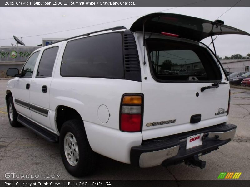 Summit White / Gray/Dark Charcoal 2005 Chevrolet Suburban 1500 LS