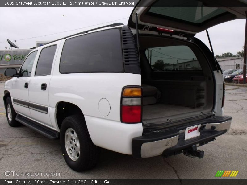 Summit White / Gray/Dark Charcoal 2005 Chevrolet Suburban 1500 LS