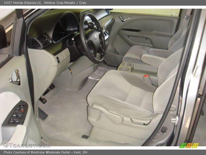 Nimbus Gray Metallic / Gray 2007 Honda Odyssey LX