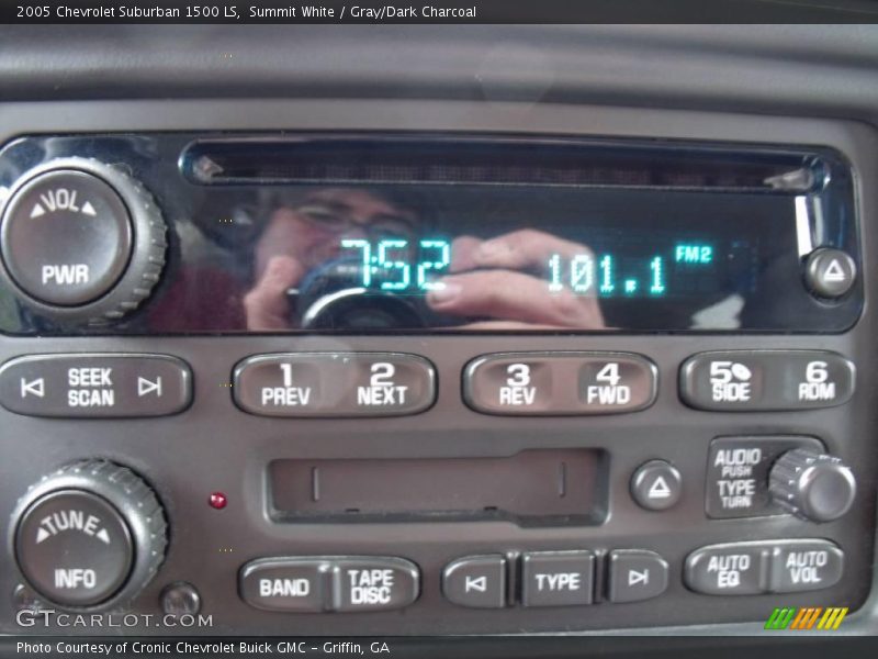 Summit White / Gray/Dark Charcoal 2005 Chevrolet Suburban 1500 LS