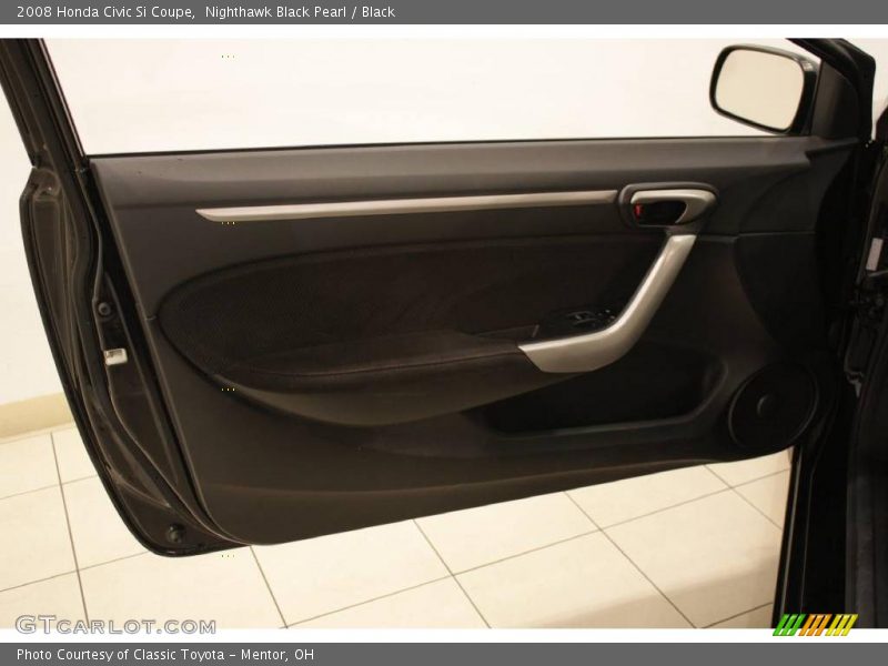 Nighthawk Black Pearl / Black 2008 Honda Civic Si Coupe