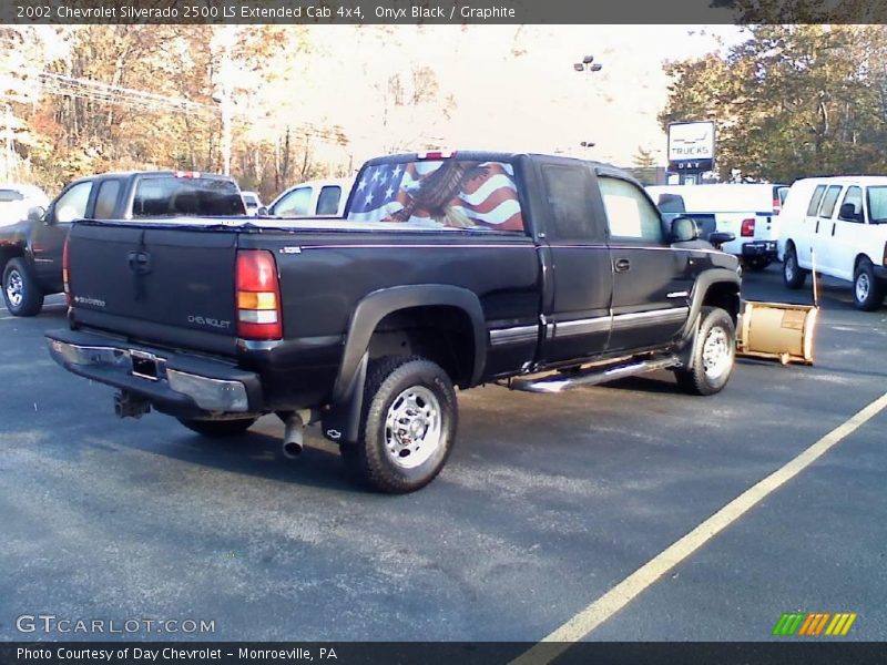 Onyx Black / Graphite 2002 Chevrolet Silverado 2500 LS Extended Cab 4x4