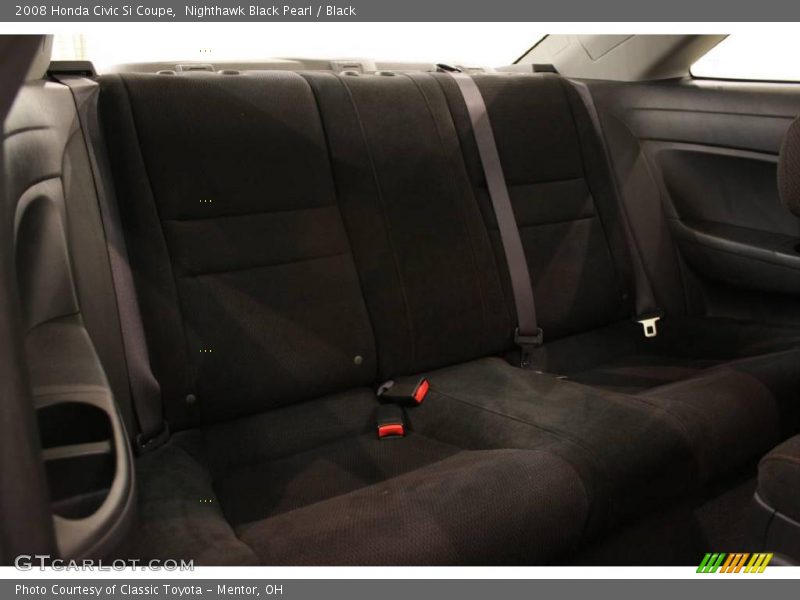 Nighthawk Black Pearl / Black 2008 Honda Civic Si Coupe
