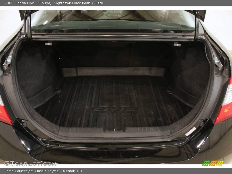 Nighthawk Black Pearl / Black 2008 Honda Civic Si Coupe