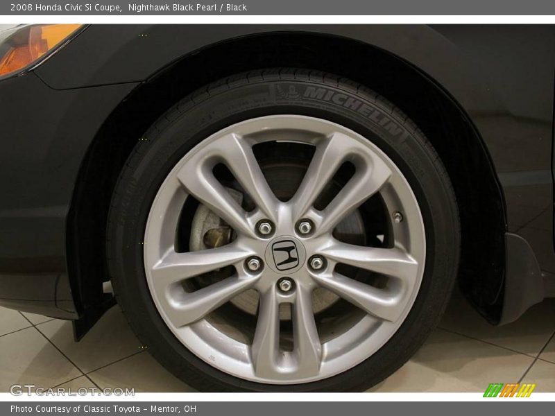 Nighthawk Black Pearl / Black 2008 Honda Civic Si Coupe