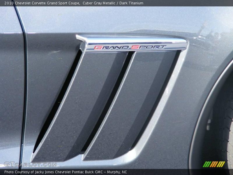Cyber Gray Metallic / Dark Titanium 2010 Chevrolet Corvette Grand Sport Coupe