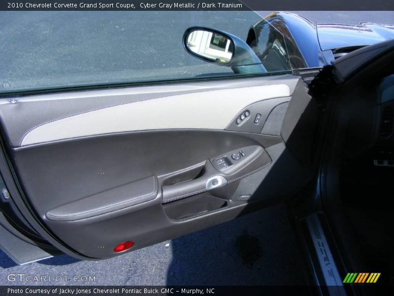 Cyber Gray Metallic / Dark Titanium 2010 Chevrolet Corvette Grand Sport Coupe