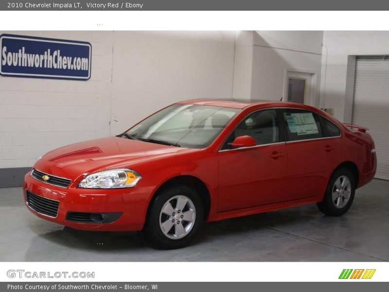 Victory Red / Ebony 2010 Chevrolet Impala LT