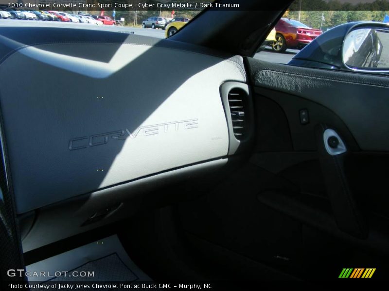 Cyber Gray Metallic / Dark Titanium 2010 Chevrolet Corvette Grand Sport Coupe