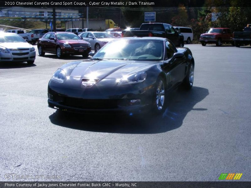 Cyber Gray Metallic / Dark Titanium 2010 Chevrolet Corvette Grand Sport Coupe