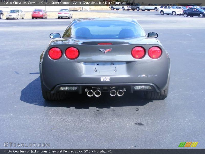 Cyber Gray Metallic / Dark Titanium 2010 Chevrolet Corvette Grand Sport Coupe