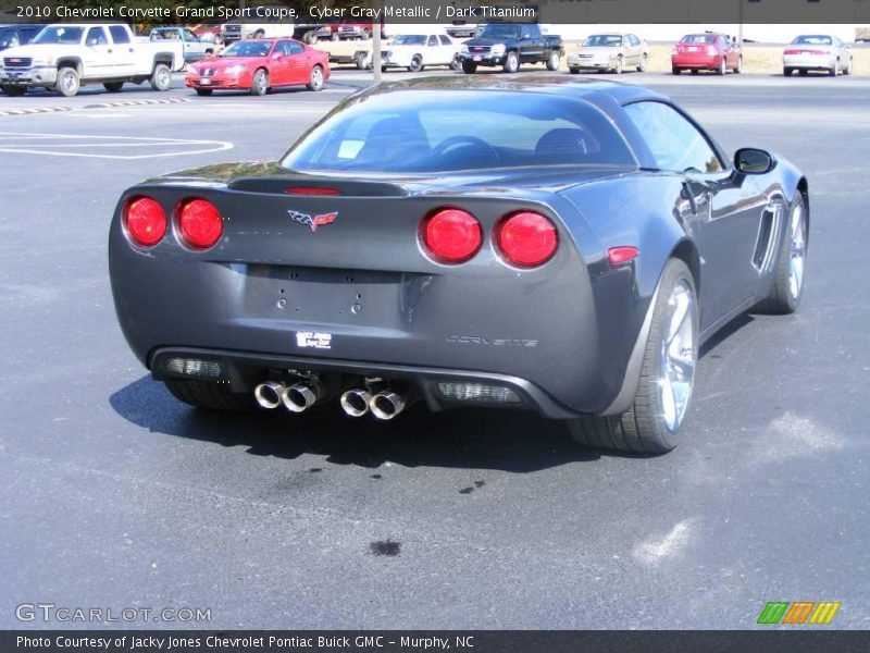 Cyber Gray Metallic / Dark Titanium 2010 Chevrolet Corvette Grand Sport Coupe