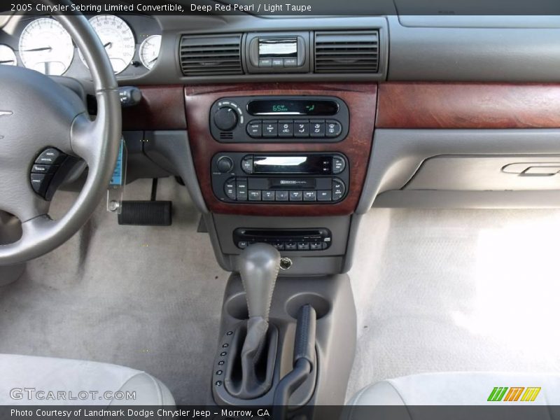 Deep Red Pearl / Light Taupe 2005 Chrysler Sebring Limited Convertible