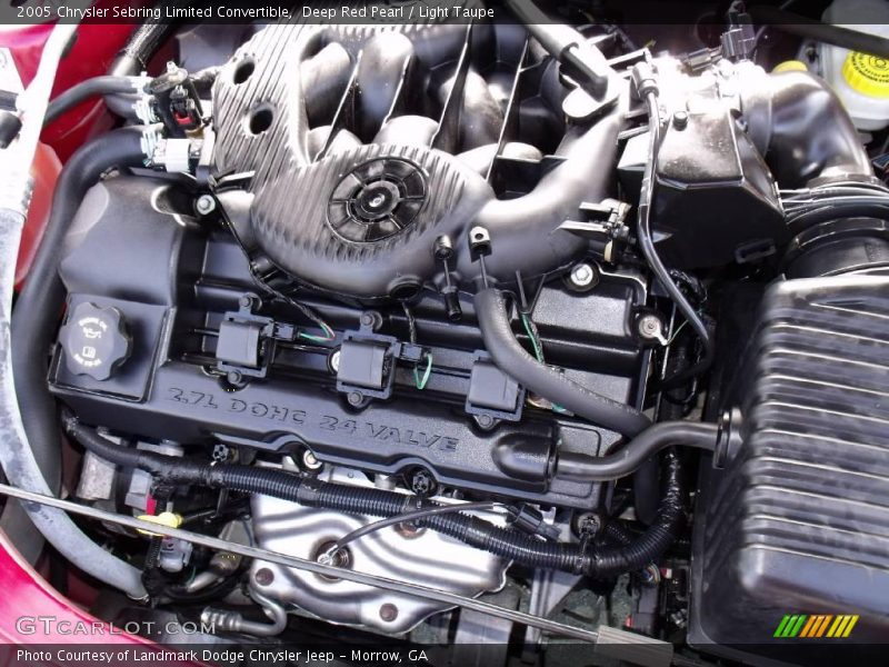 Deep Red Pearl / Light Taupe 2005 Chrysler Sebring Limited Convertible