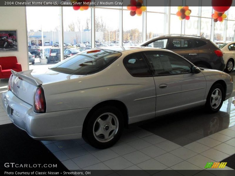 Galaxy Silver Metallic / Medium Gray 2004 Chevrolet Monte Carlo LS