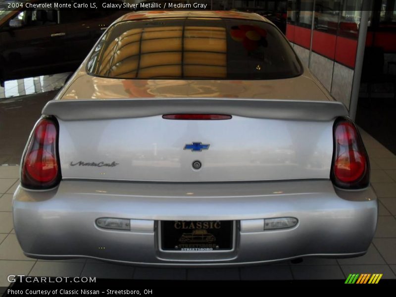 Galaxy Silver Metallic / Medium Gray 2004 Chevrolet Monte Carlo LS