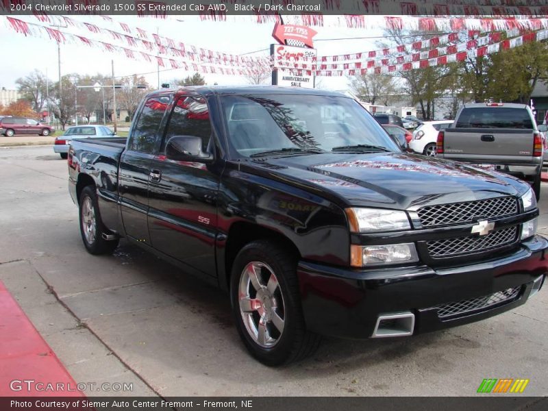 Black / Dark Charcoal 2004 Chevrolet Silverado 1500 SS Extended Cab AWD