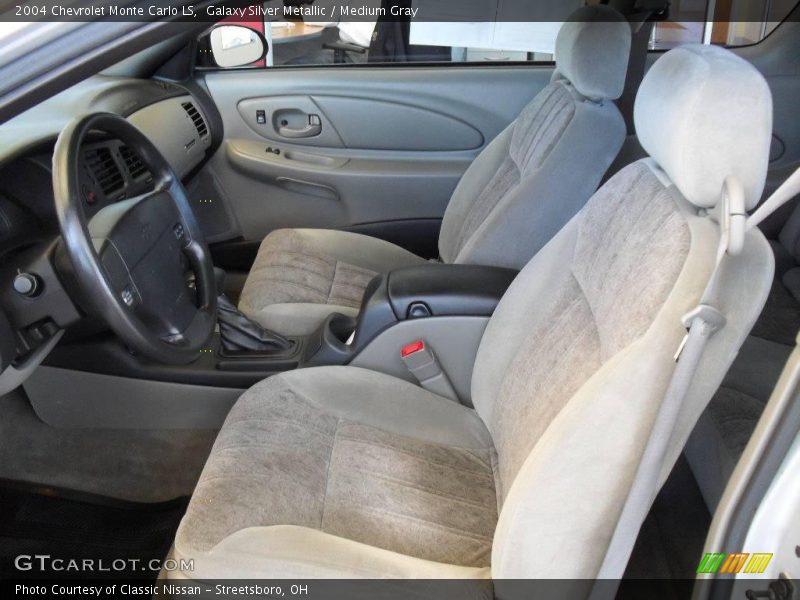 Galaxy Silver Metallic / Medium Gray 2004 Chevrolet Monte Carlo LS