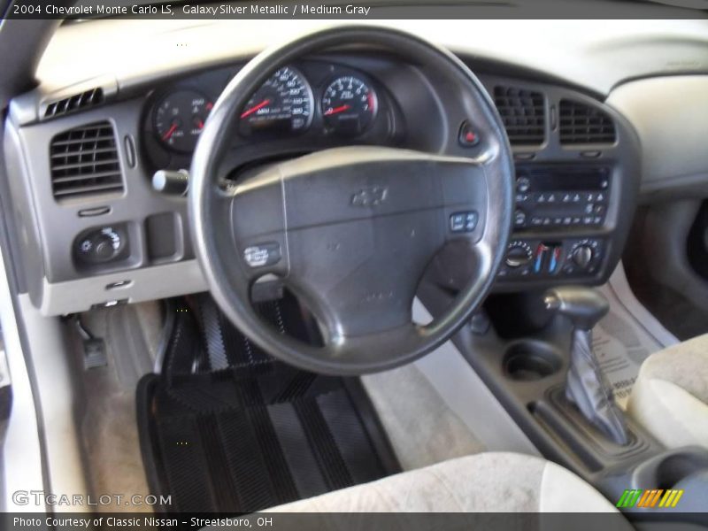 Galaxy Silver Metallic / Medium Gray 2004 Chevrolet Monte Carlo LS