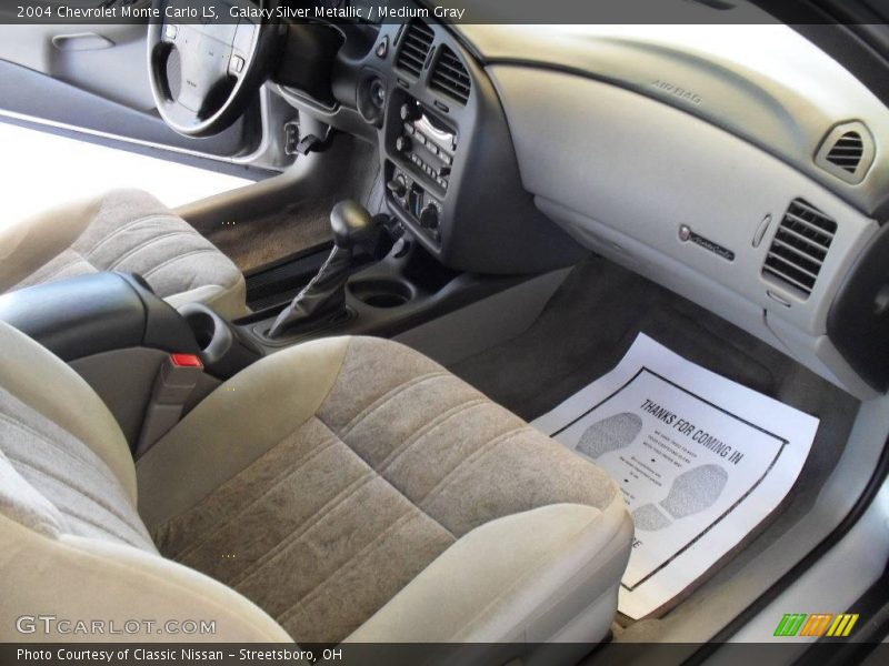 Galaxy Silver Metallic / Medium Gray 2004 Chevrolet Monte Carlo LS