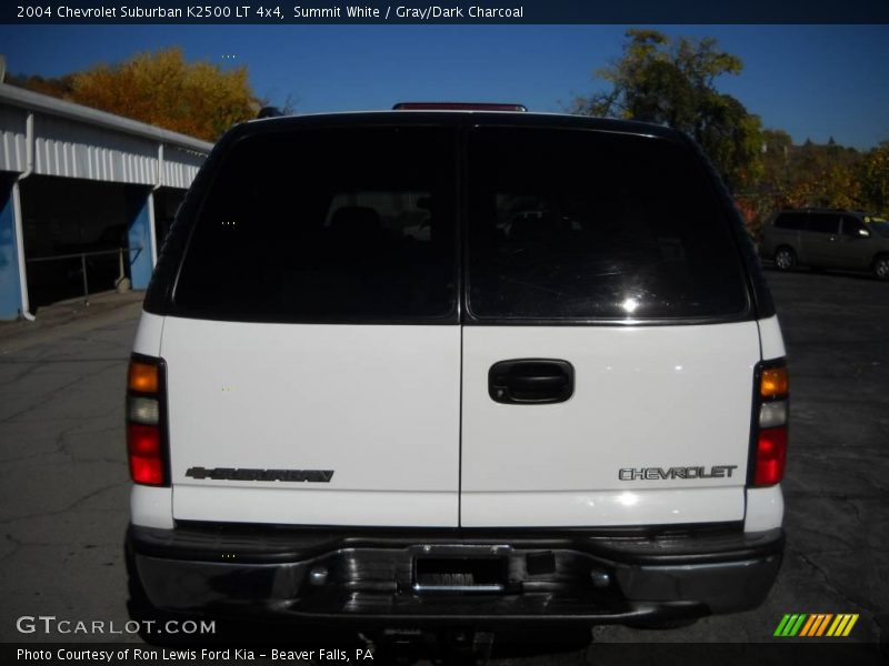 Summit White / Gray/Dark Charcoal 2004 Chevrolet Suburban K2500 LT 4x4
