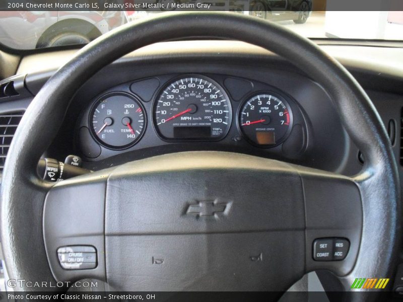Galaxy Silver Metallic / Medium Gray 2004 Chevrolet Monte Carlo LS