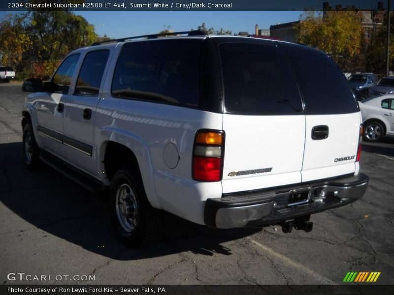 Summit White / Gray/Dark Charcoal 2004 Chevrolet Suburban K2500 LT 4x4