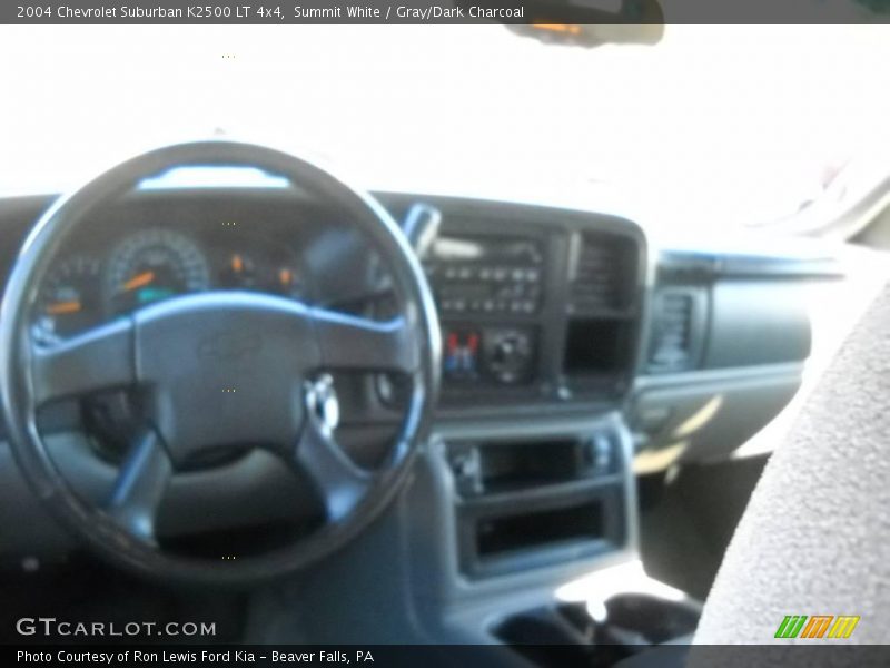 Summit White / Gray/Dark Charcoal 2004 Chevrolet Suburban K2500 LT 4x4
