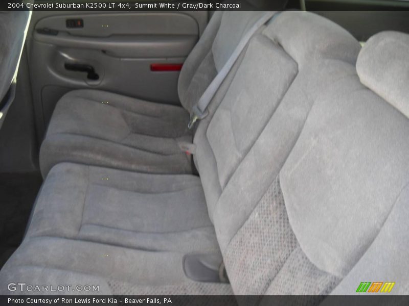 Summit White / Gray/Dark Charcoal 2004 Chevrolet Suburban K2500 LT 4x4