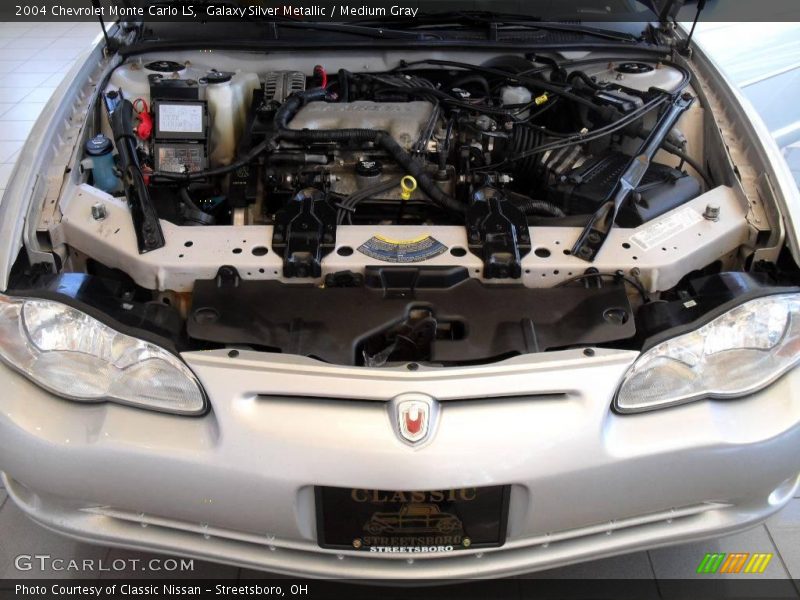 Galaxy Silver Metallic / Medium Gray 2004 Chevrolet Monte Carlo LS