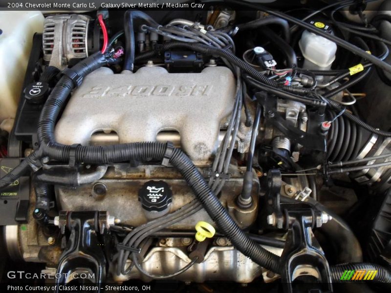 Galaxy Silver Metallic / Medium Gray 2004 Chevrolet Monte Carlo LS