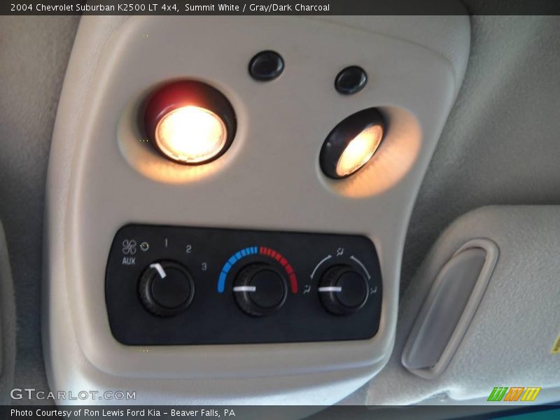 Summit White / Gray/Dark Charcoal 2004 Chevrolet Suburban K2500 LT 4x4