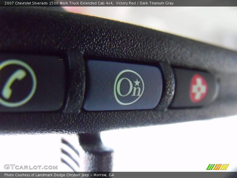 Victory Red / Dark Titanium Gray 2007 Chevrolet Silverado 1500 Work Truck Extended Cab 4x4