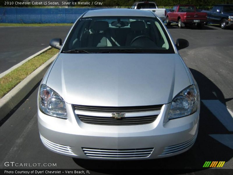 Silver Ice Metallic / Gray 2010 Chevrolet Cobalt LS Sedan