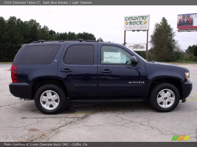 Dark Blue Metallic / Light Titanium 2009 Chevrolet Tahoe LT