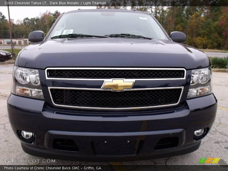 Dark Blue Metallic / Light Titanium 2009 Chevrolet Tahoe LT