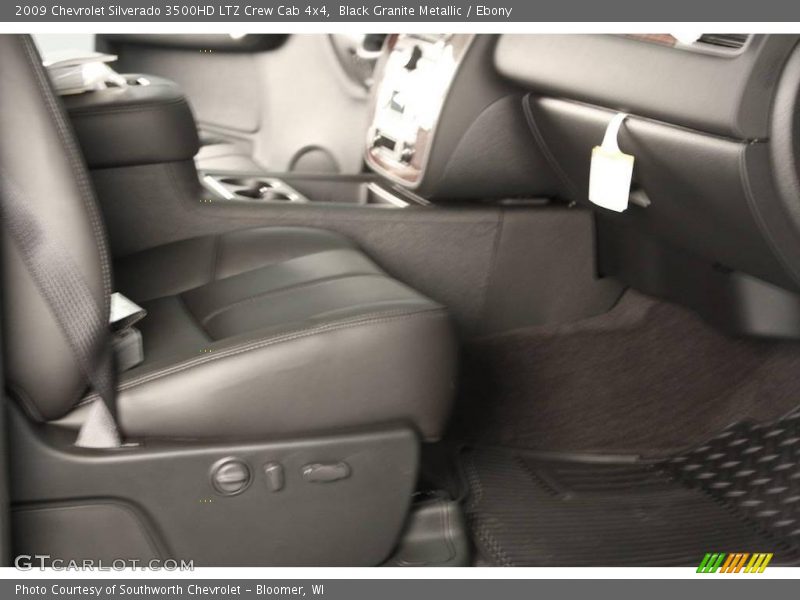 Black Granite Metallic / Ebony 2009 Chevrolet Silverado 3500HD LTZ Crew Cab 4x4