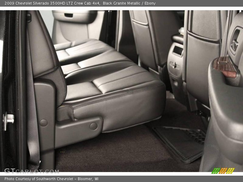 Black Granite Metallic / Ebony 2009 Chevrolet Silverado 3500HD LTZ Crew Cab 4x4