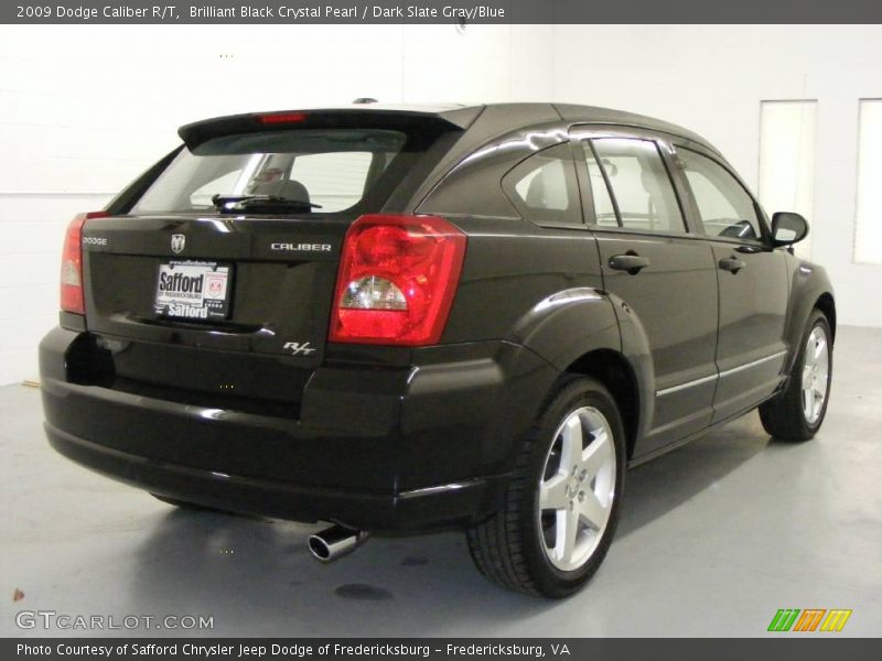 Brilliant Black Crystal Pearl / Dark Slate Gray/Blue 2009 Dodge Caliber R/T